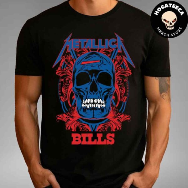 Skull Metallica Buffalo Bills NFL Unisex T-Shirt