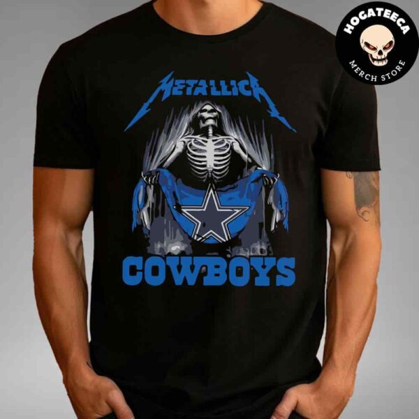 Skull Metallica Cowboys NFL Unisex T-Shirt