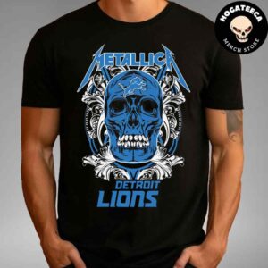 Skull Metallica Detroit Lions NFL Unisex T-Shirt