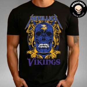 Skull Metallica Minnesota Vikings NFL Unisex T-Shirt