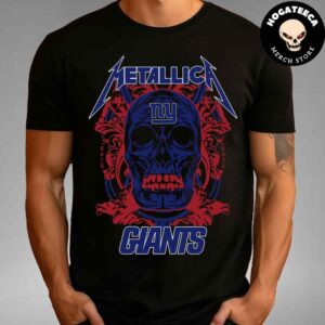 Skull Metallica New York Giants NFL Unisex T-Shirt