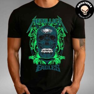 Skull Metallica Philadelphia Eagles NFL Unisex T-Shirt