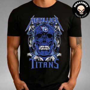 Skull Metallica Tennessee Titans NFL Unisex T-Shirt