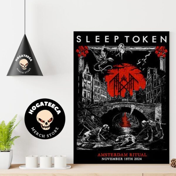 Sleeptoken Merch For Show In Amsterdam On November 18 2024 Home Decor Poster Canvas