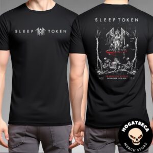 Sleeptoken Merch For Show In Frankfurt On November 10 2024 Two Sides Unisex T-Shirt