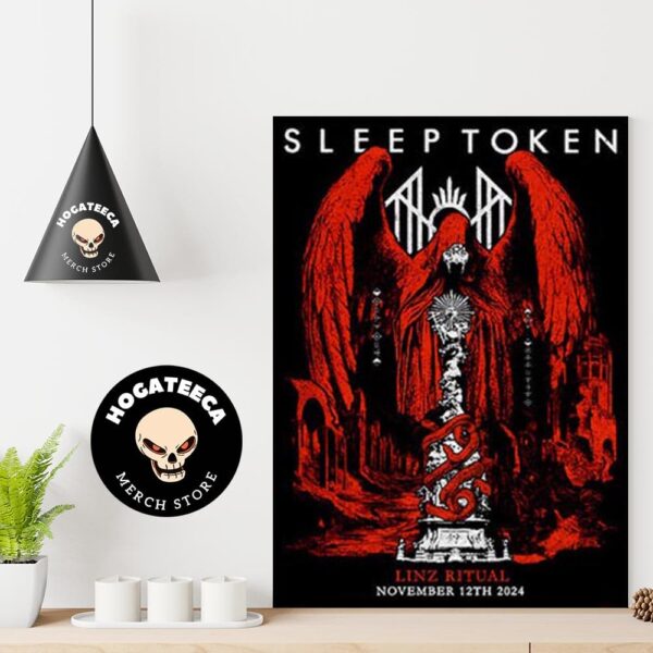 Sleeptoken Merch For Show In Linz On November 12 2024 Home Decor Poster Canvas