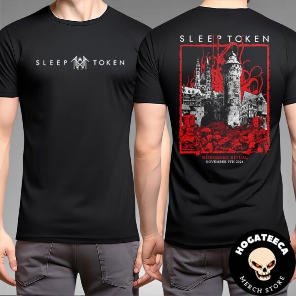 Sleeptoken Merch For Show In Nurnberg On November 9 2024 Two Sides Unisex T-Shirt