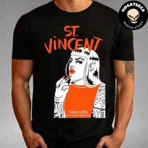 St Vincent Merch At Corona Capital On Nov 16 2024 In Mexico Df Unisex T-Shirt