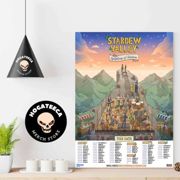 Stardew Valley Symphon Of Seasons Global Concert Tour Performances Scheduled Home Decor Poster Canvas