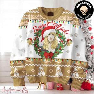 Stevie Nicks Saint Nicks Chirstmas Gifts 2024 Xmas For Family And Friends Ugly Sweater