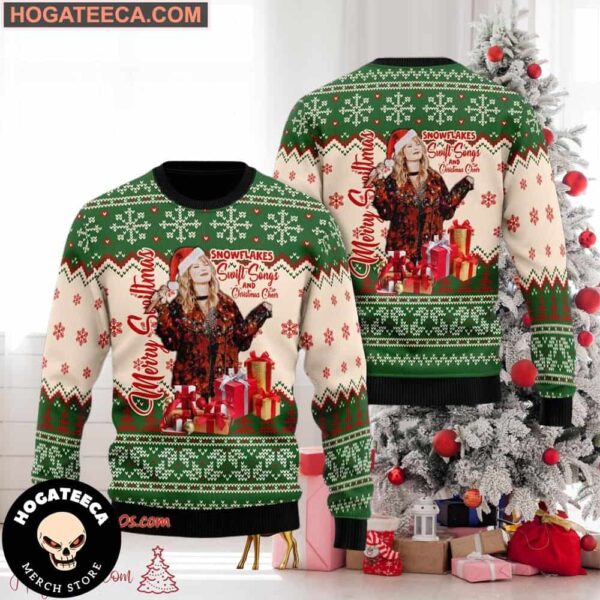 Taylor Swift Snowflakes Swift Song And Christmas Cheer  Chirstmas Gifts 2024 Xmas For Family And Friends Ugly Sweater