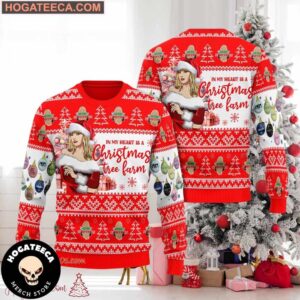 Taylor Swift Taylor Swift Santa In My Heart Is A Christmas Tree Farm  Chirstmas Gifts 2024 Xmas For Family And Friends Ugly Sweater