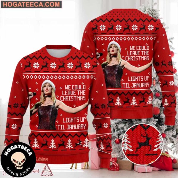 Taylor Swift?s The Holiday Look We All Need  Chirstmas Gifts 2024 Xmas For Family And Friends Ugly Sweater