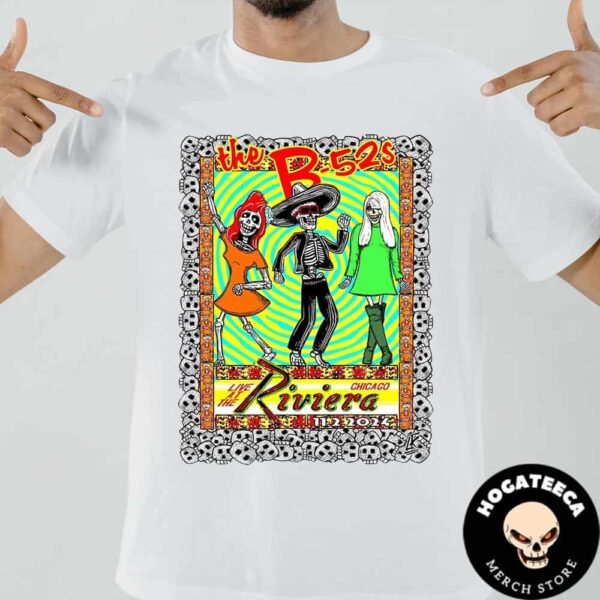 The B-52s Band Live At The Riviera In Chicago On 11 2 2024 Unisex T-Shirt