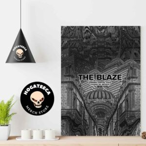 The Blaze Band At Corona Capital In Ciudad De Mexico On Noviembre 16 2024 Home Decor Poster Canvas