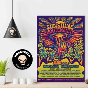 The Full Inaugural Sunshine Hootenanny Music And Art Festival At The Florida Sand Music Ranch In Broolsville FL November 21-23 2024 Home Decor Poster Canvas