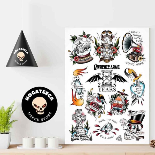 The Lawrence Arms 25th Anniversary Merch In Lawrence Home Decor Poster Canvas