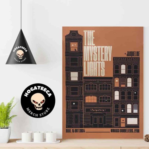 The Mystery Lights With Jacqueline Merch For Show On Mar Oct 15 2024 In Ninkasi Cordeliers Lyon Home Decor Poster Canvas