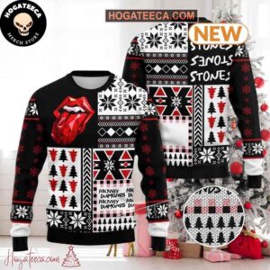 The Rolling Stones Hackney Diamonds Tour Chirstmas Gifts 2024 Xmas For Family And Friends Ugly Sweater