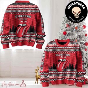 The Rolling Stones It?s Only X-Mas But I Like It Chirstmas Gifts 2024 Xmas For Family And Friends Ugly Sweater