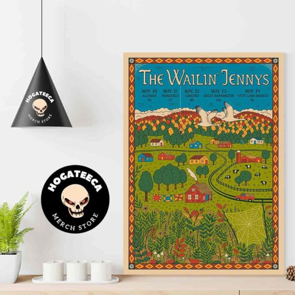 The Wailin Jennys November 2024 Tour Dates Poster Canvas