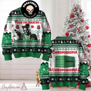 Tyler The Creators Chromakopia Album Celebrating Chirstmas Gifts 2024 Xmas For Family And Friends Ugly Sweater