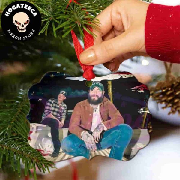 Wallen Vs Post Malone I Had Some Help USA Flag Christmas Gift Tree Decorations Ornament