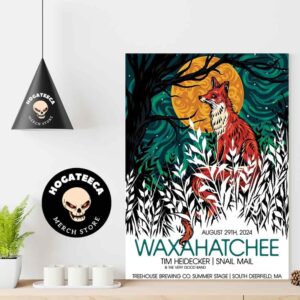 Waxahatchee Merch For Show On August 29th 2024 At Tree House Brewing Company Summer Stage South Deerfield Ma Home Decor Poster Canvas