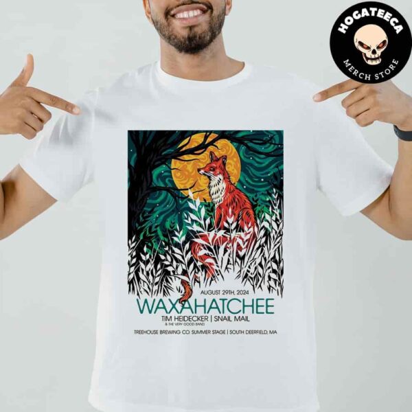 Waxahatchee Merch For Show On August 29th 2024 At Tree House Brewing Company Summer Stage South Deerfield Ma Unisex T-Shirt