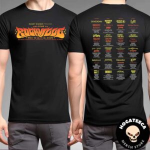 Welcome To Rockville Fest On May 15-16-17-18 2025 In Daytona Beach FL Full Line Up Two Sides Unisex T-Shirt