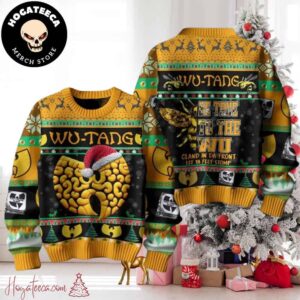 Wu-Tang Clan Be True To The Wu Cland In Da Front Chirstmas Gifts 2024 Xmas For Family And Friends Ugly Sweater