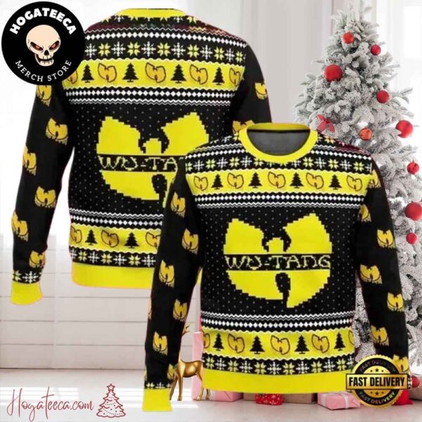 Wu Tang Clan Big Logo Chirstmas Gifts 2024 Xmas For Family And Friends Ugly Sweater