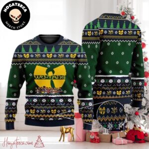 Wu Tang Clan Hip Hop Team Dancing Under Logo Chirstmas Gifts 2024 Xmas For Family And Friends Ugly Sweater