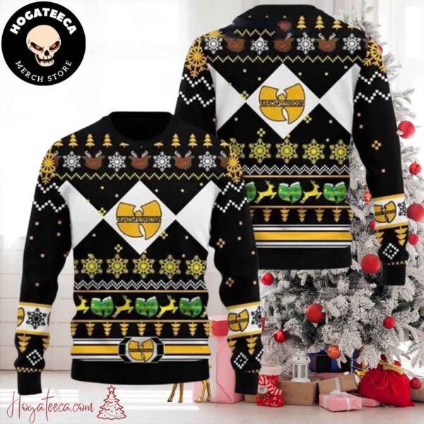 Wu Tang Clan Snow Power Ranger Chirstmas Gifts 2024 Xmas For Family And Friends Ugly Sweater