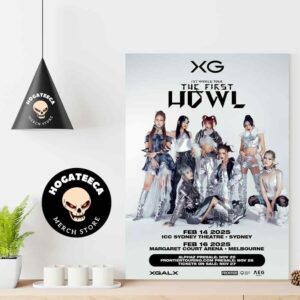 XG 1st World Tour The First Howl In Sydney And Melbourne On Feb 14-16 2025 Home Decor Poster Canvas