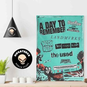 A Day To Remember Slam Dunk Festival Festival In Lyon France On 31st May 2025 Home Decor Poster Canvas