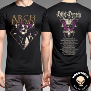 Arch Enemy Blood Dynasty Tour 2024 Performances Scheduled Two Sides Unisex T-Shirt