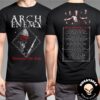 Arch Enemy Blood Dynasty Tour 2024 Performances Scheduled Two Sides Unisex T-Shirt