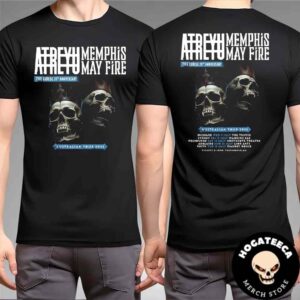 Atreyu With Memphis May Fire The Curse 20th Annversary Australian Tour 2025 Performances Scheduled On July Two Sides Unisex T-Shirt