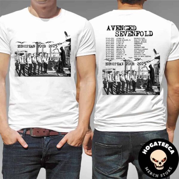 Avenged Sevenfold Europe Tour 2025 Performances Scheduled On June Two Sides Unisex T-Shirt