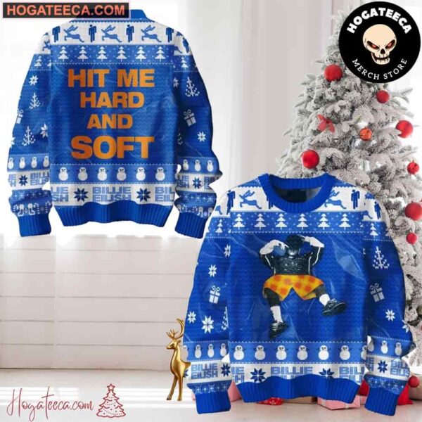 Billie Eilish Hit Me Hard And Soft With Love Chirstmas Gifts 2024 Xmas Ugly Sweater