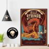 Billy Strings Merch For Show On December 7 2024 At Fedex Forum In Memphis TN Art By Snkhds Home Decor Poster Canvas