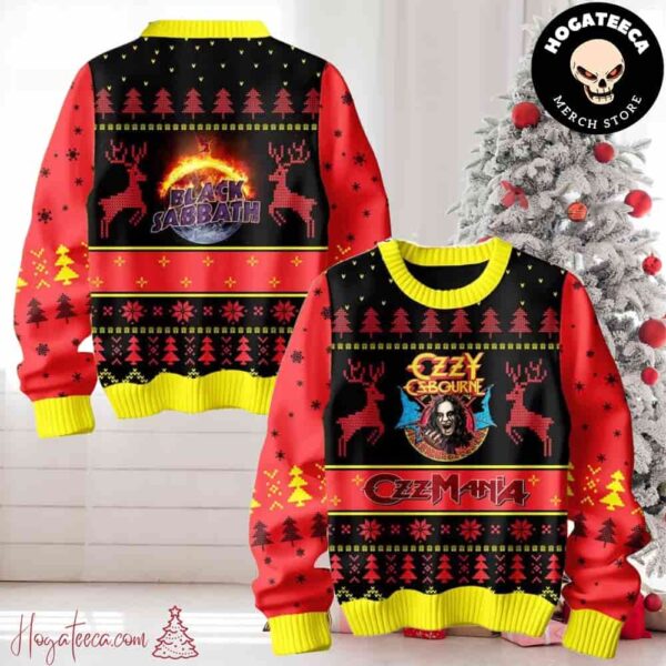 Black Sabbath Metal Rock Christmas Sweater Chirstmas Gifts 2024 Xmas For Family And Friends Ugly Sweater