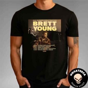 Brett Young Back To Basics World Tour 2025 Performances Scheduled On May Unisex T-Shirt