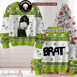 Charli Xcx Brat Album Memories Chirstmas Gifts 2024 Xmas Ugly Sweater