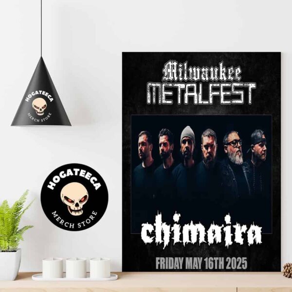 Chimaira Milwaukee Metal Fest On May 16th 2025 At The Rave Eagles Club US Home Decor Poster Canvas