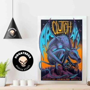 Clutch Merch In New Jersey On December 8th 2024 At Starland Ballroom In Sayreville NJ Home Decor Poster Canvas