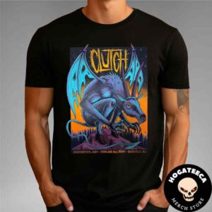 Clutch Merch In New Jersey On December 8th 2024 At Starland Ballroom In Sayreville NJ Unisex T-Shirt