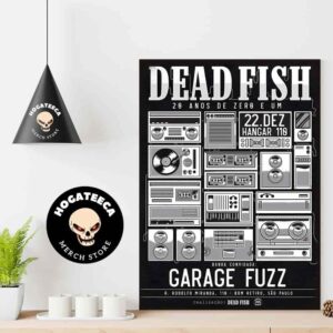 Deadfish 20 Anos De Zero E Um Merch On Dec 22 2024 At R Rodoflo Miranda In Bom Retiro Sao Paulo Home Decor Poster Canvas