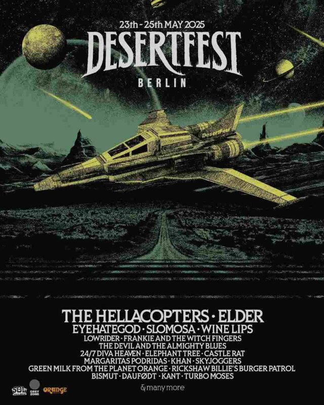 Desertfest Berlin Concert Line Up On May 23 25 2025 By Music Artwork 11zon